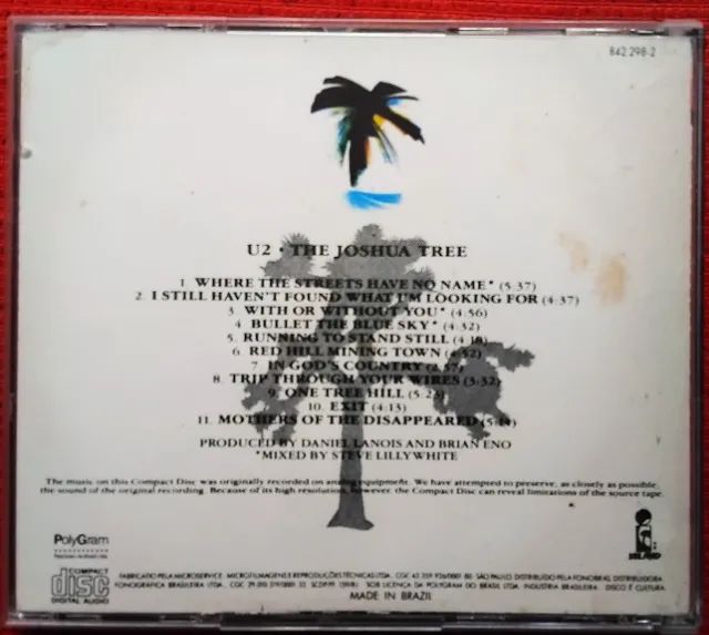 CD Rock U2 The Joshua Tree (bom estado) - Foto 2