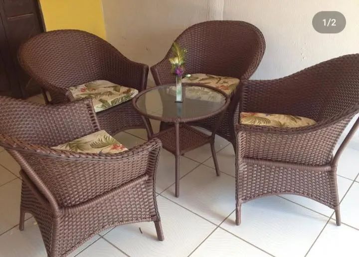 Jogo de Mesa e Cadeiras para Área Externa - Foto 3