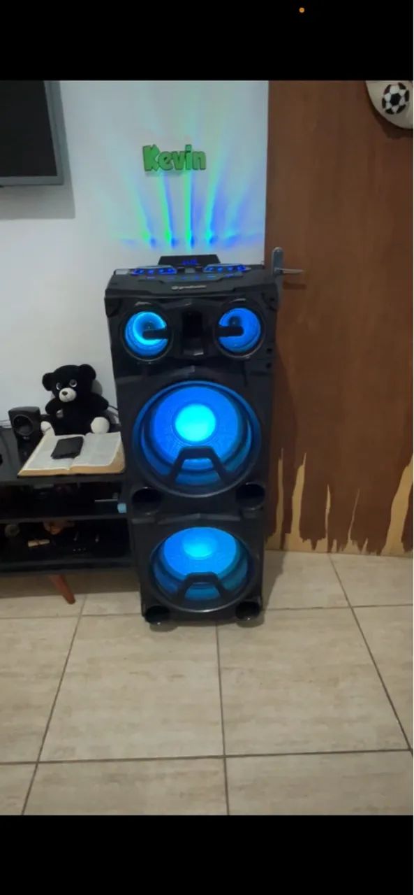 Caixa de Som Gradiente com Bluetooth e Duas Woofers - Foto 2