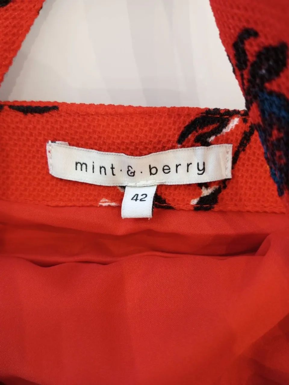  Vestido infantil Mint & Berry vermelho - Foto 3
