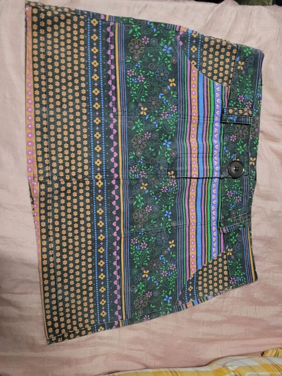 Saia Estampada Floral - Tamanho 40