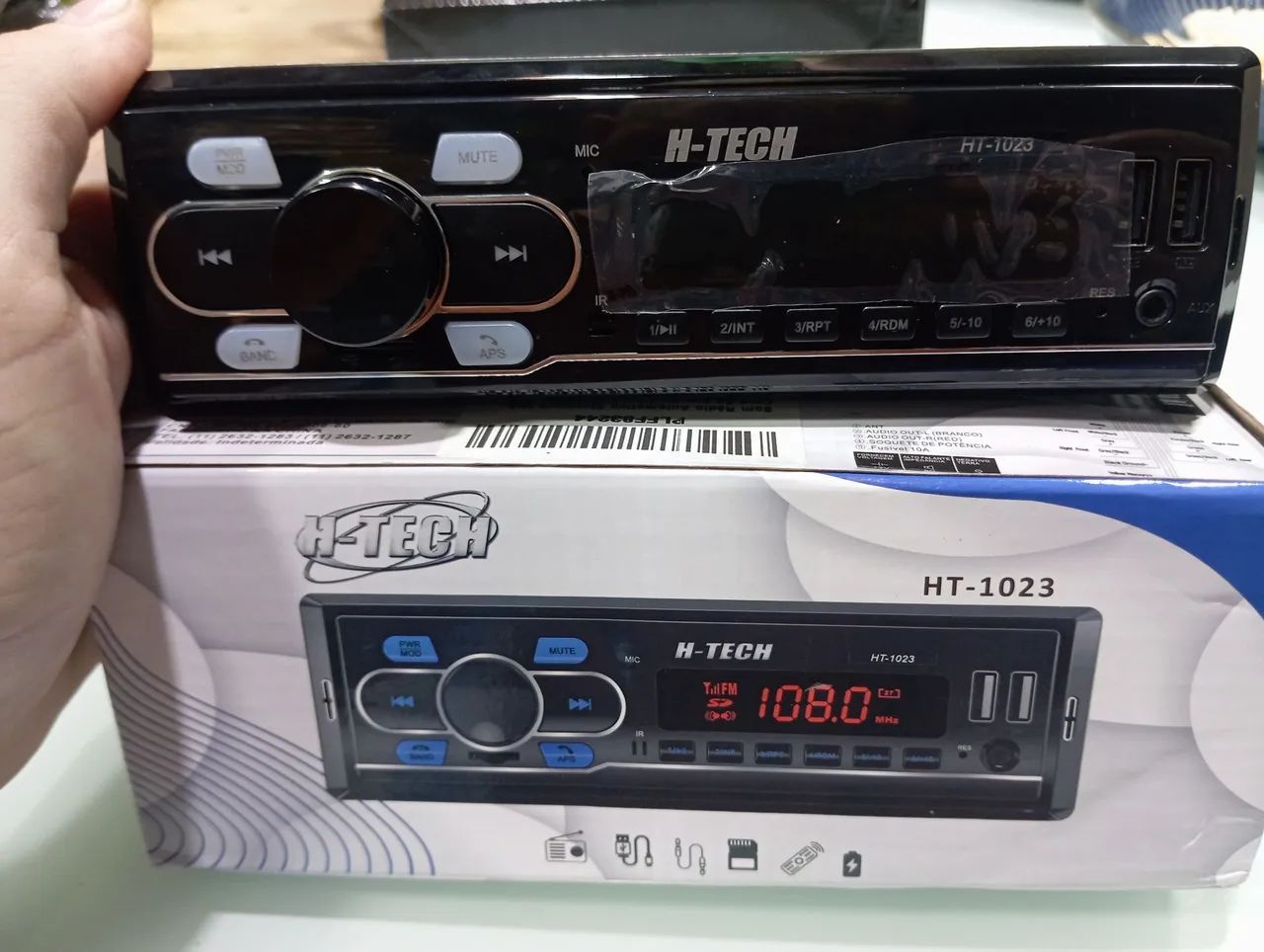Som automotivo com bluetooth  - Foto 5