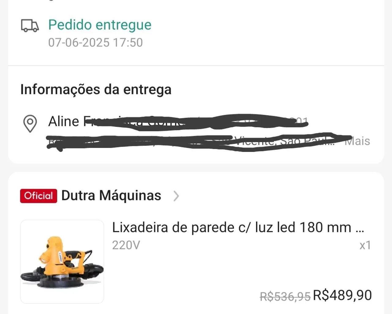 Lixadeira de Parede c/ Luz LED 180mm 800W - Menegotti - Foto 2