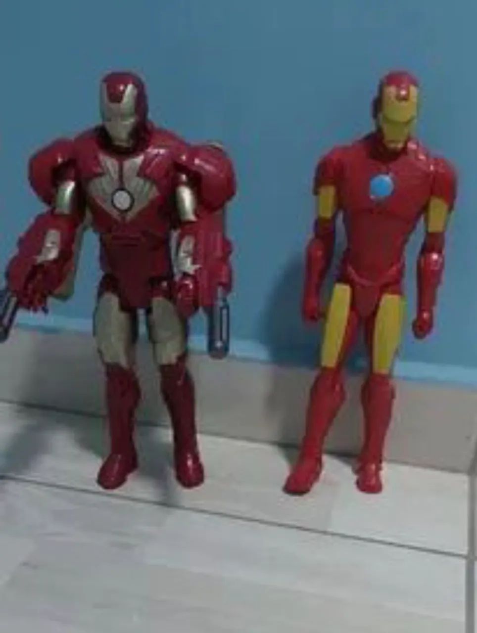 2 Bonecos Homem de Ferro - Iron Man