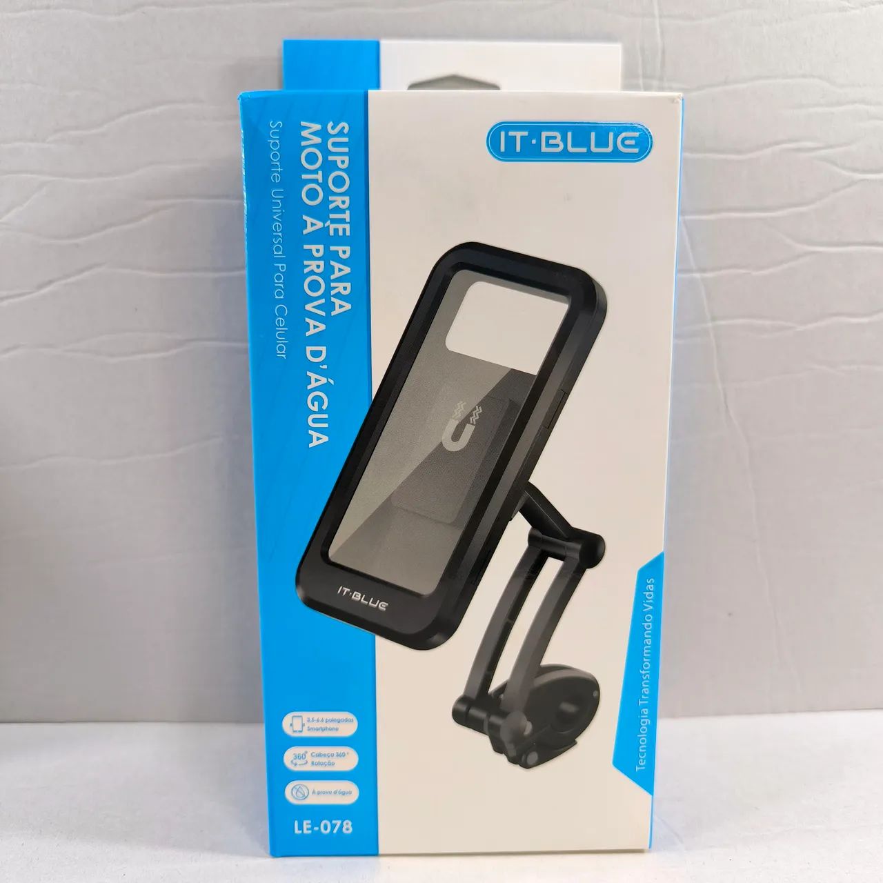 Suporte de celular Para moto a prova d'água 