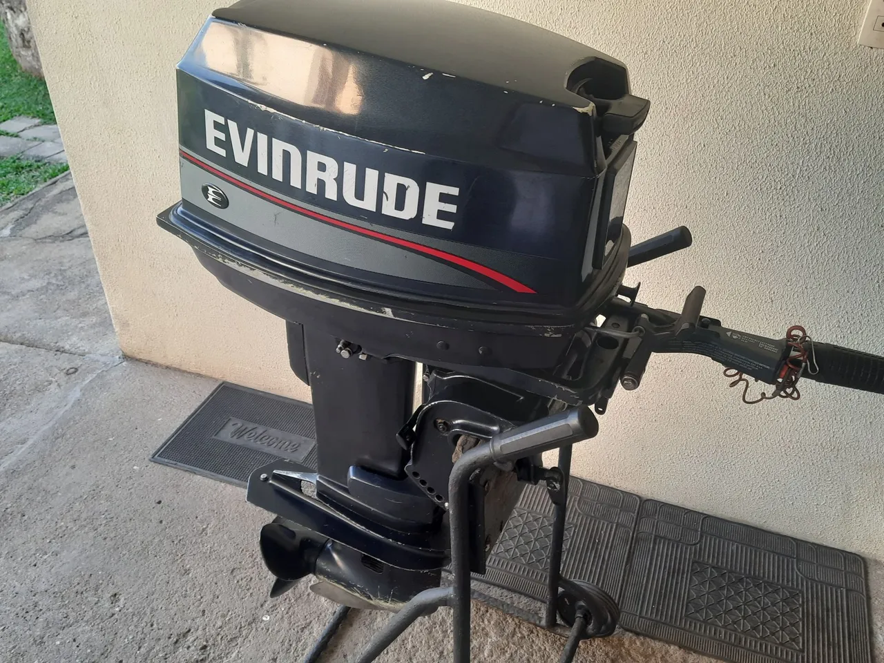 Motor 25 hp evinrude original ótimo