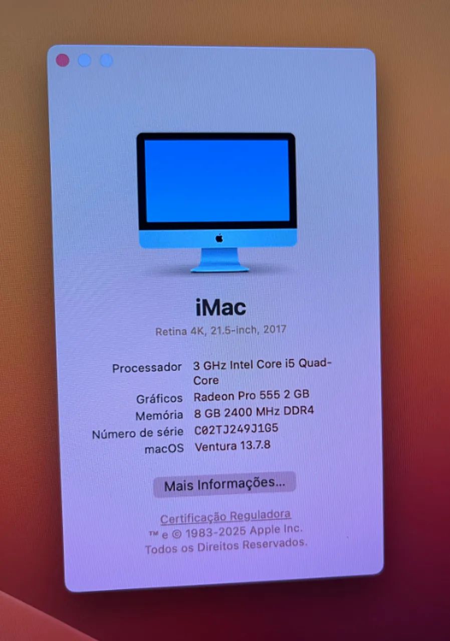 iMac 2017 4K Retina - 21.5 Polegadas - Foto 2
