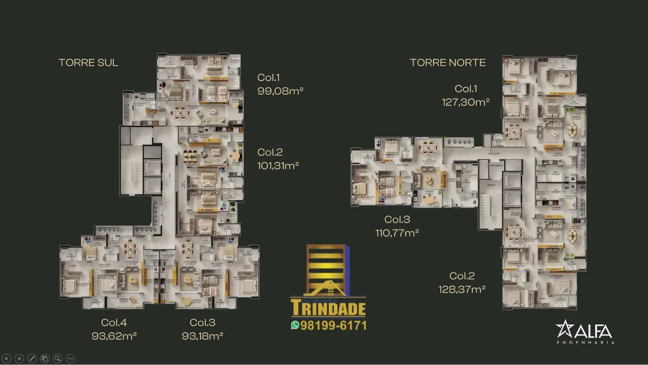EXCLUSIVO APARTAMENTO DE ALTO PADRAO NA PONTA DO FAROL,Px AABB, ENTRADA FACILITADA