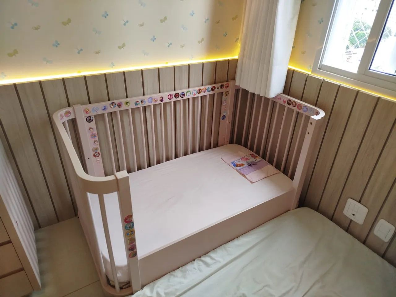 Berço 3 Em 1 Evolutivo - Rosa