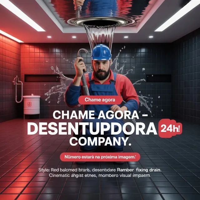  Desentupidora - Equipe especializada pronta para agir a qualquer hora