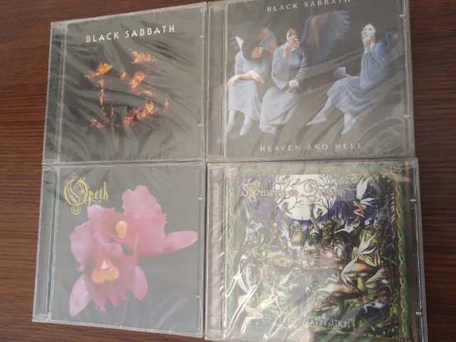 CD - Black Sabbath, Opeth, Tuatha de Danann - Lote 4 Discos
