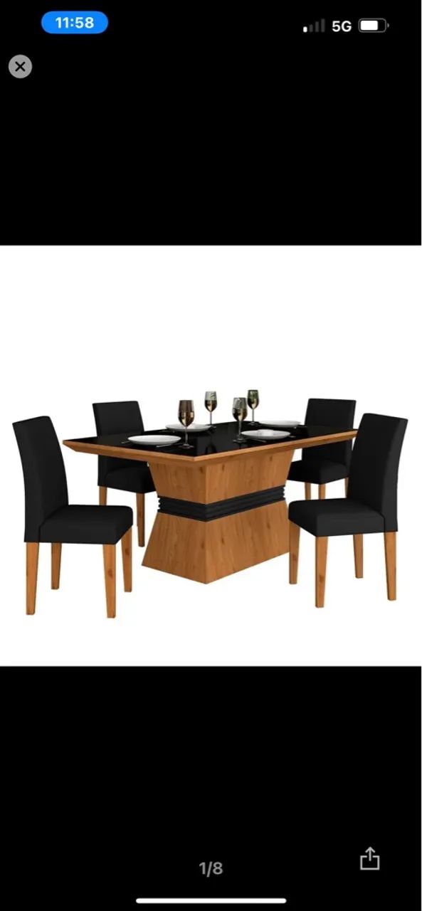 Mesa 4 cadeiras troco por fogão 