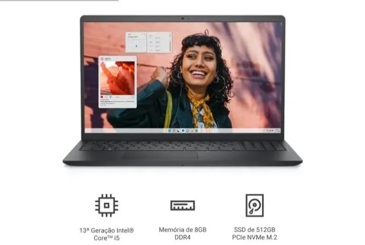 Notebook Dell Inspiron 15 - Intel Core i5 8GB 512GB - Foto 2