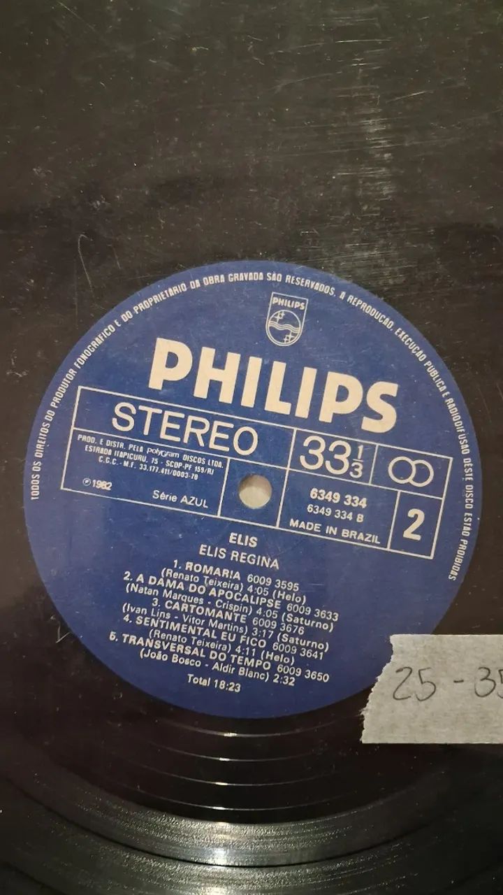 LP Elis Regina - Elis - 1982 - Foto 2