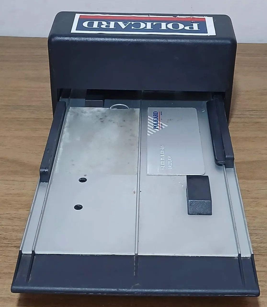 Antiga Máquina Manual Cartão Policard - Foto 5