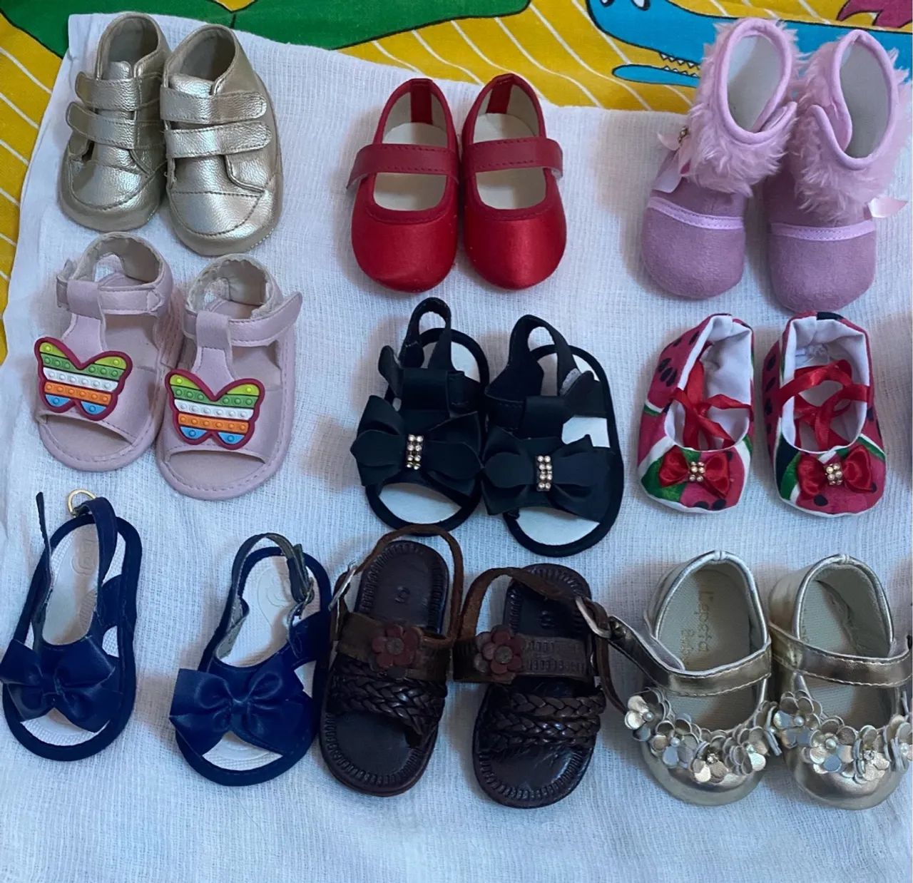 Lote de sapatos e sandálias de baby  - Foto 2