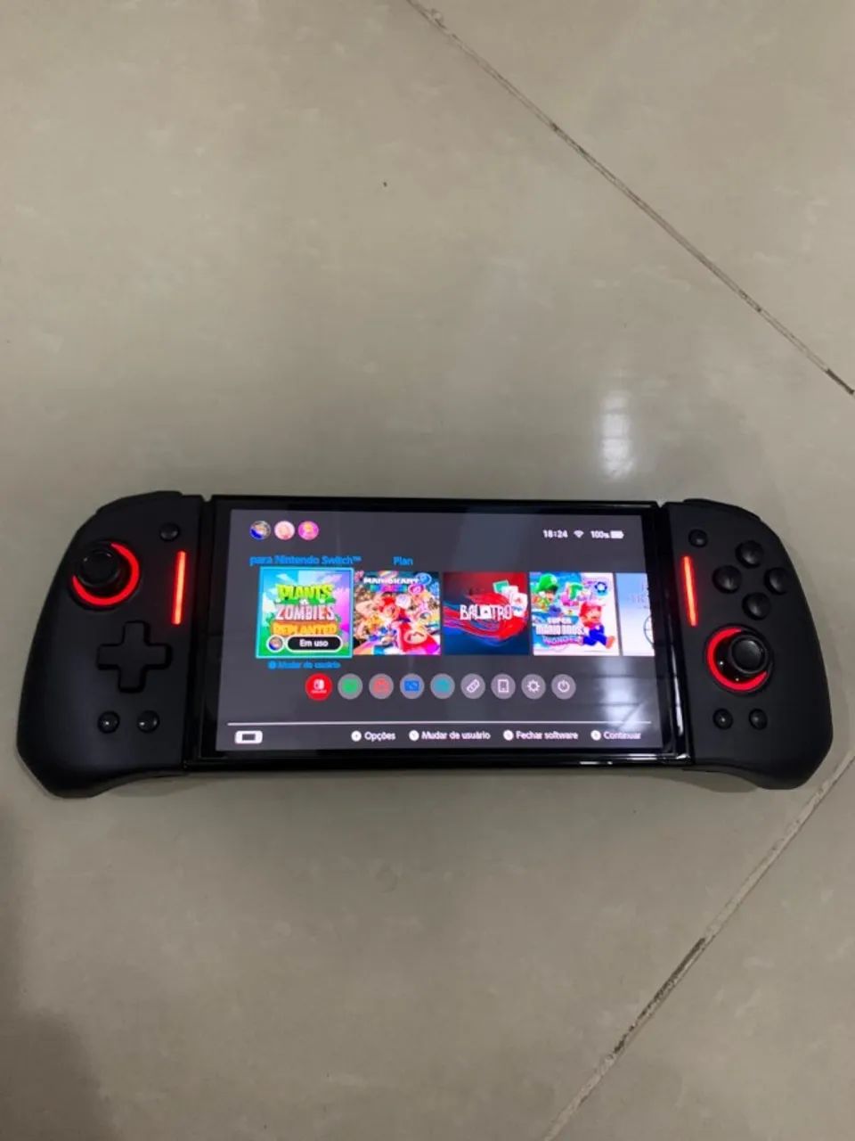 CONTROLE GAMEPAD KS42 PARA NINTENDO SWITCH LITE E OLED - Foto 2