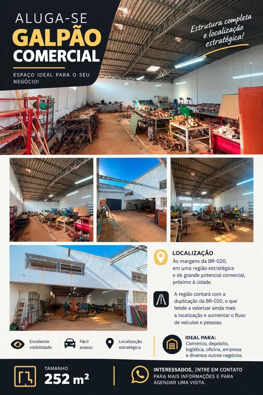 Galpão disponível pra aluguel  - Foto 2
