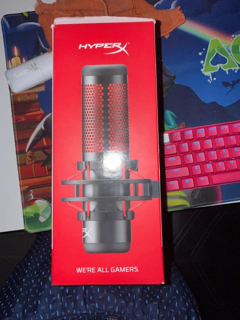 Microfone gamer da hyperx quadcast - Foto 3