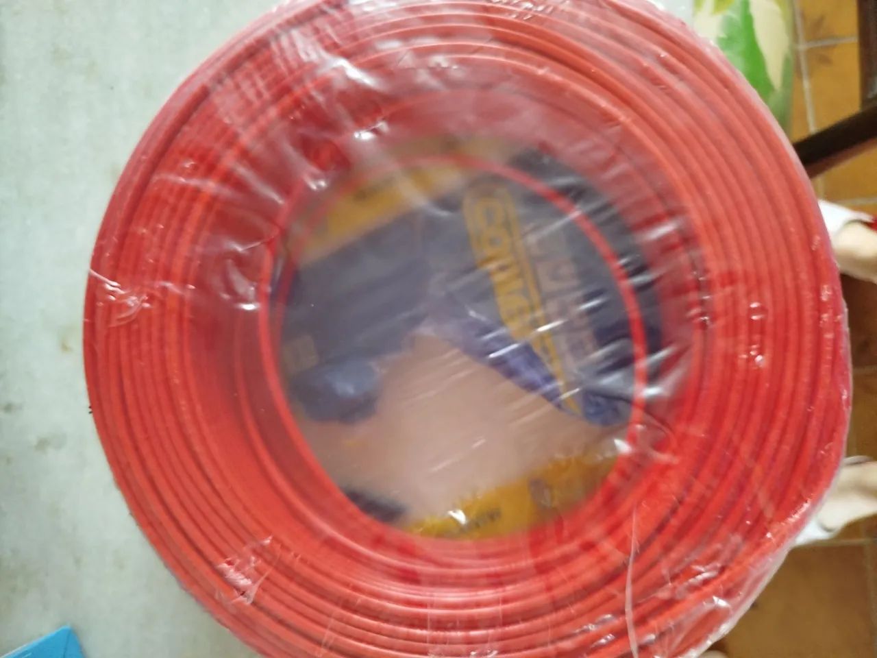1 rolo de 99 metros de cabo flexível 2.5mm vermelho marca cobrecom  - Foto 2