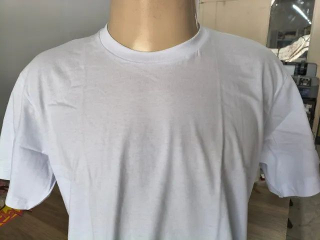 CAMISAS BRANCAS ALGODÃO - Foto 4
