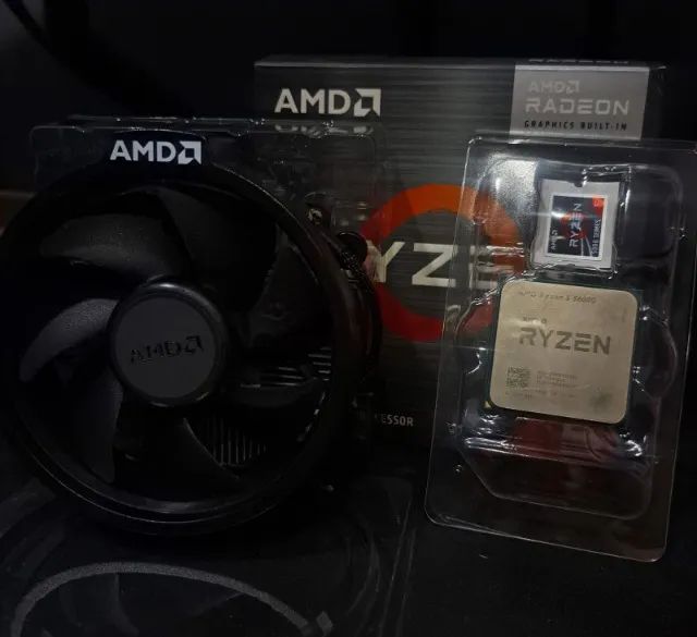 Ryzen 5 5600G + Cooler Original AMD - Processadores - Jardim