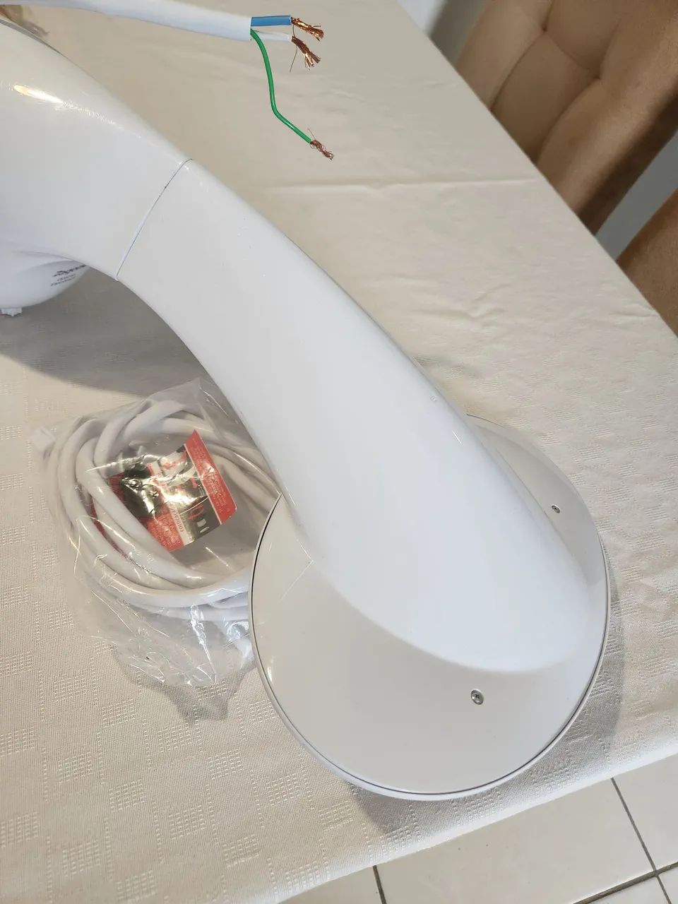 Chuveiro Eletrônico Ducha Optima Branco Zagonel - Foto 3