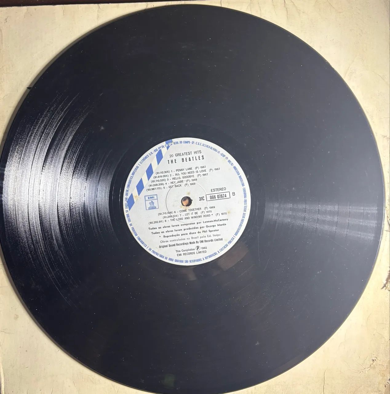 LP The Beatles 20 Greatest Hits Original EMI Odeon 1982 - Foto 5