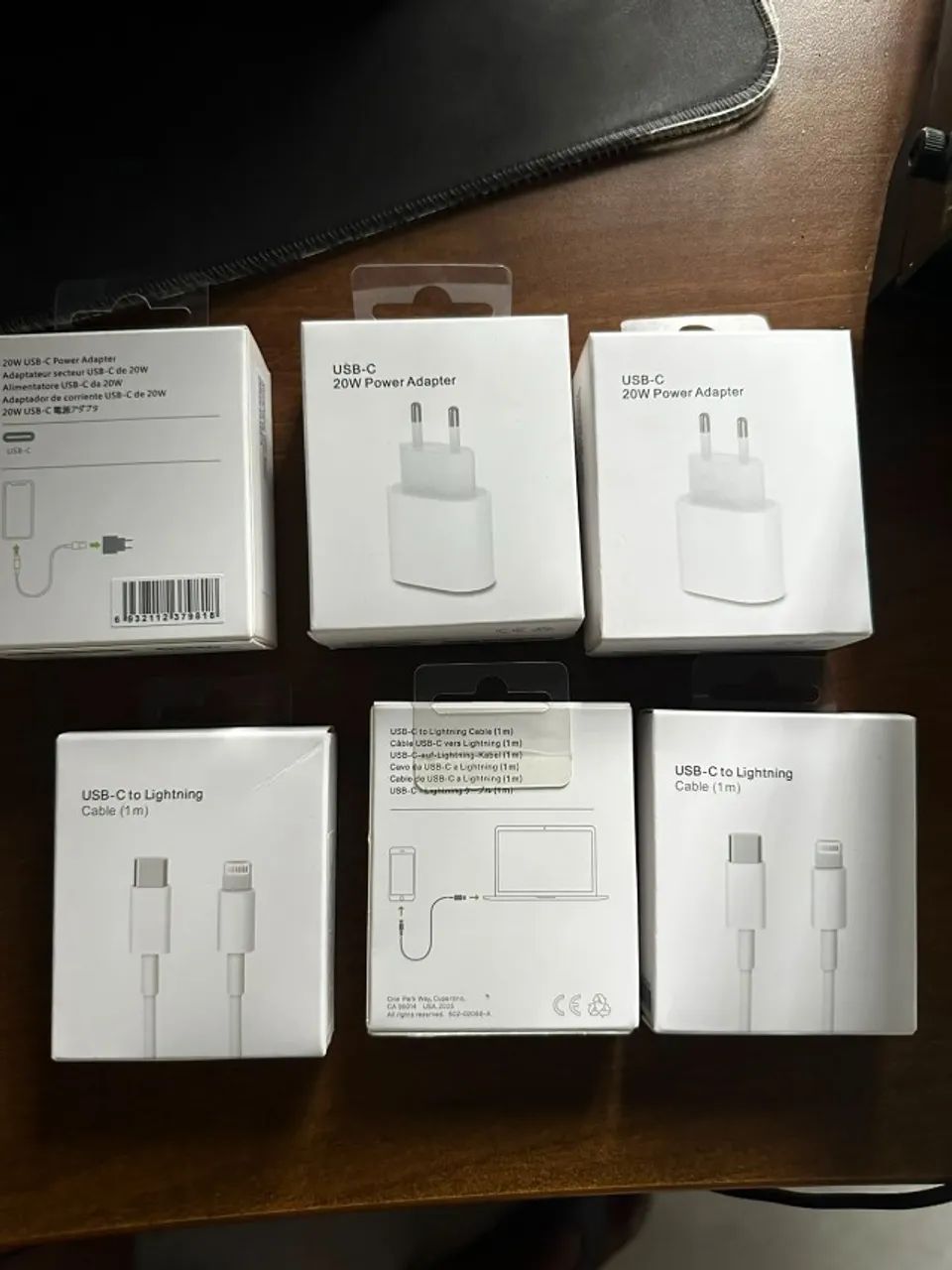 Kit com 3 carregadores para iPhone 11, 12, 13, 14 - Foto 3