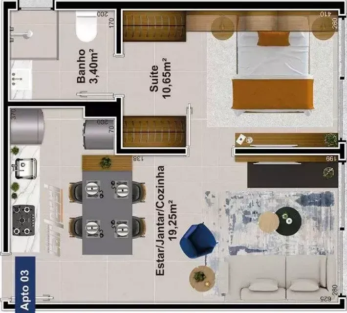 PLANTA 37m²