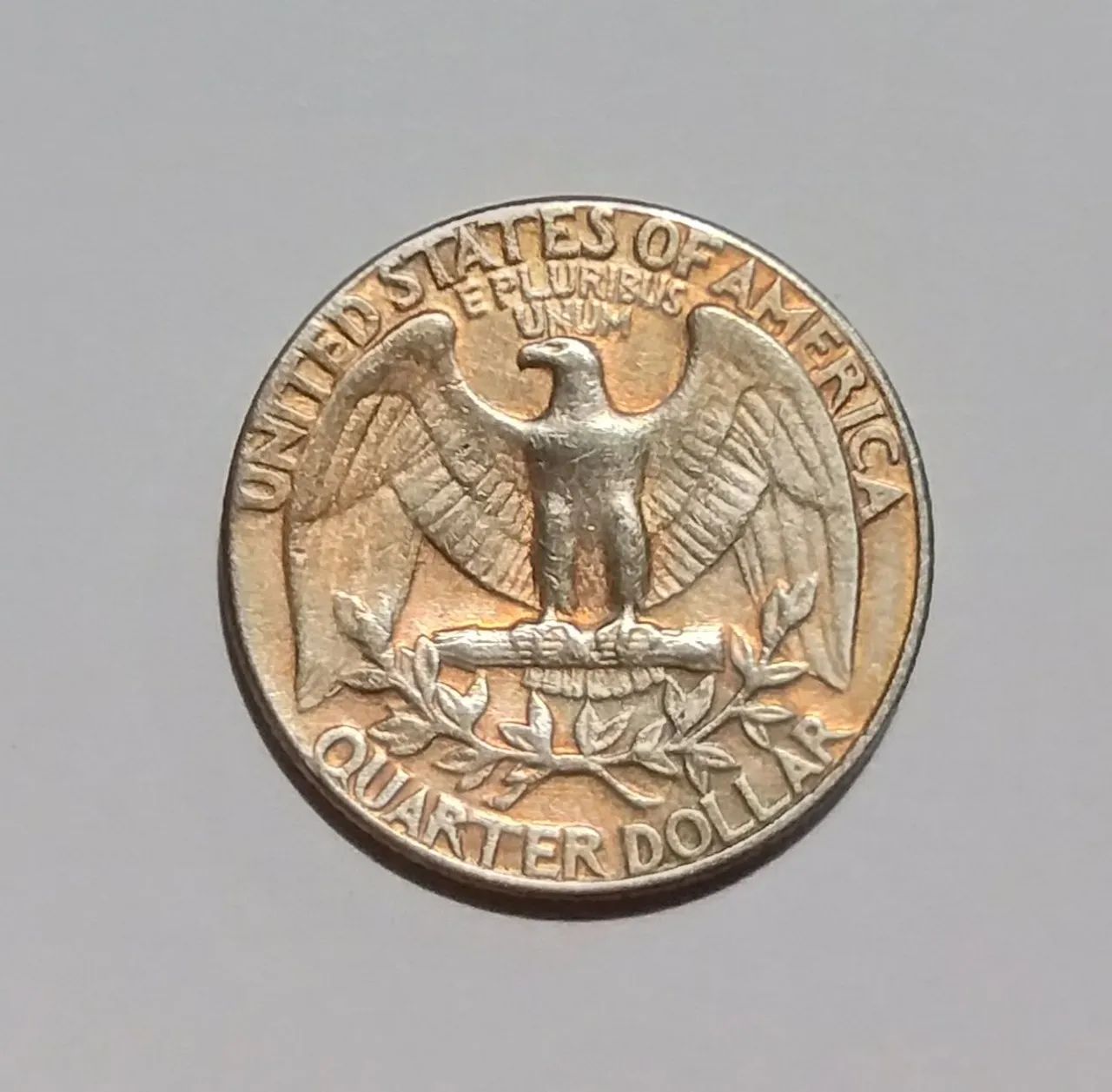 MOEDA ANTIGA QUARTER DOLLAR 1974 EUA - WASHINGTON QUARTER (MBC/SOBERBA). - Foto 5
