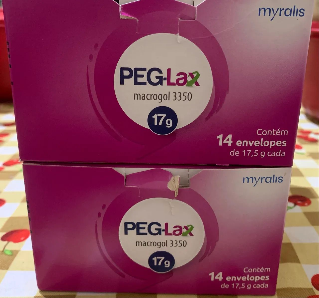 Peg Lax caixa fechada com 14 saches 