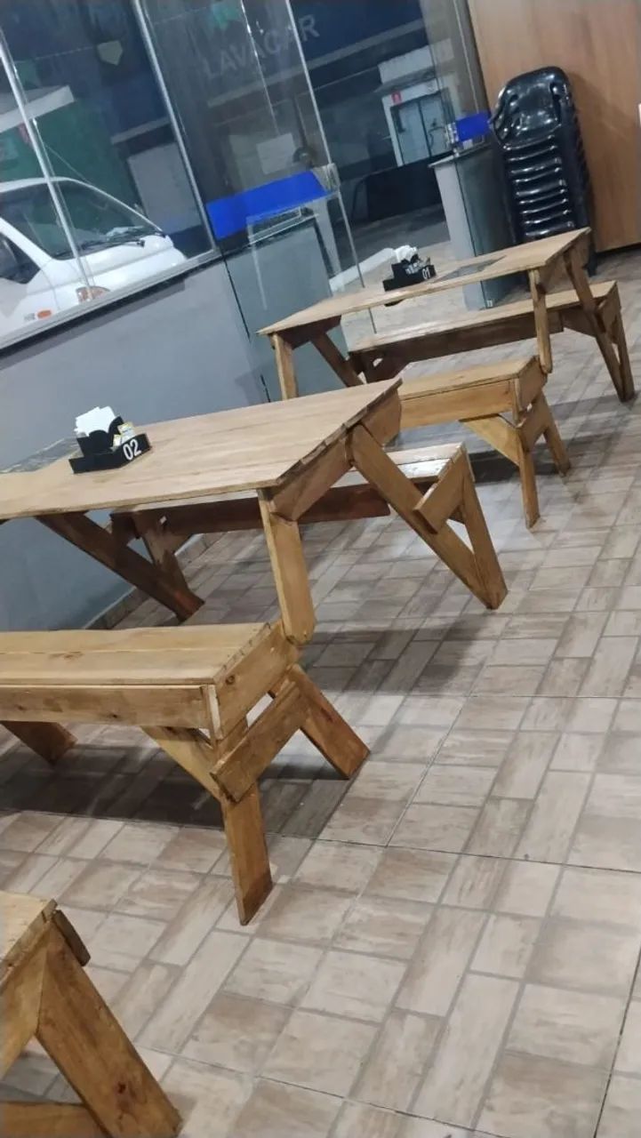 Banco que vira mesa  - Foto 3