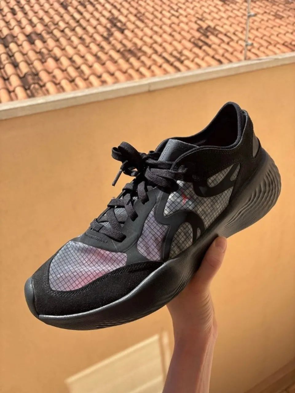 Jordan Delta 3 Low · "Black/Red"