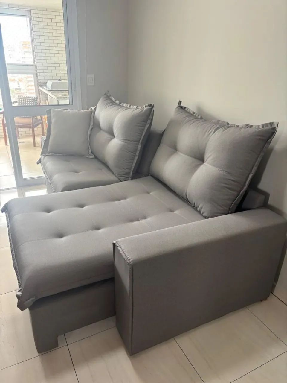 Sofa retratil com pouquíssimo uso - Foto 4