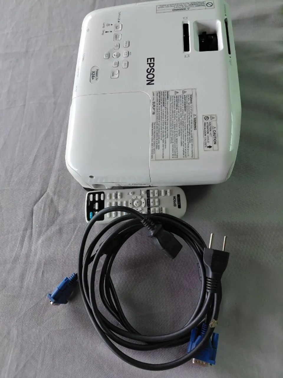 Projetor Epson. 3.500 lumens. Modelo: X24