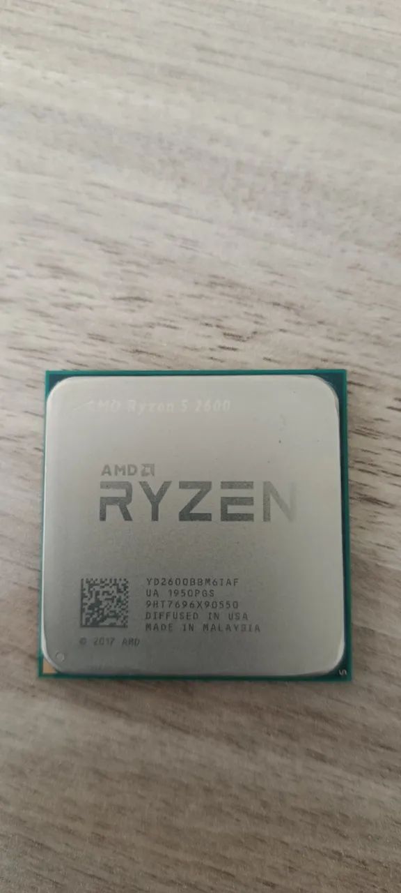 Processador Ryzen 5 2600 6 Core 12 Threads 3,4ghz 19mb Cache (Usado)