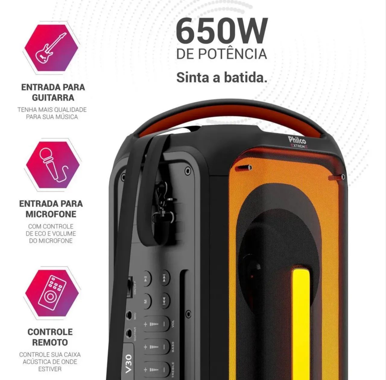 (Vendo ou troco) CAIXA DE SOM PHILCO 