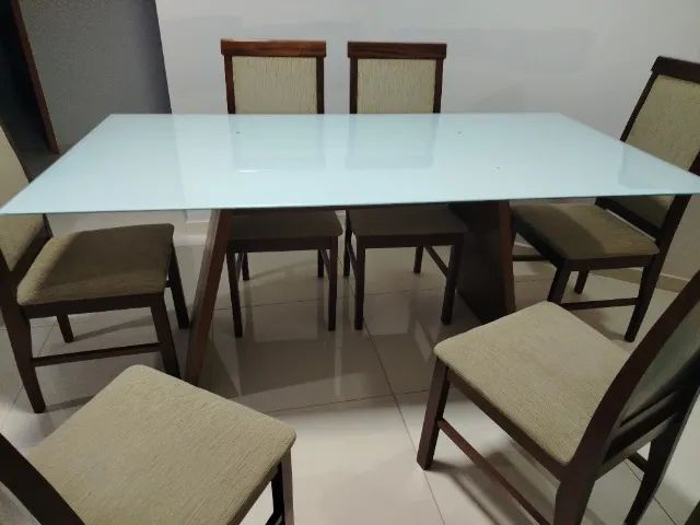 Mesa jantar com cadeiras - Foto 5