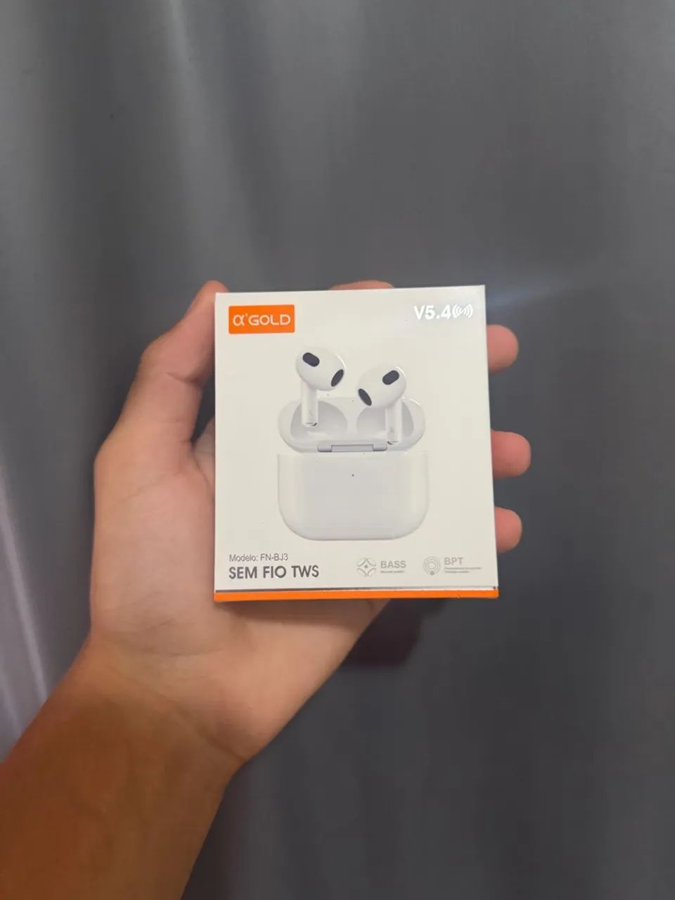 Fone Bluetooth Gold / Nunca aberto