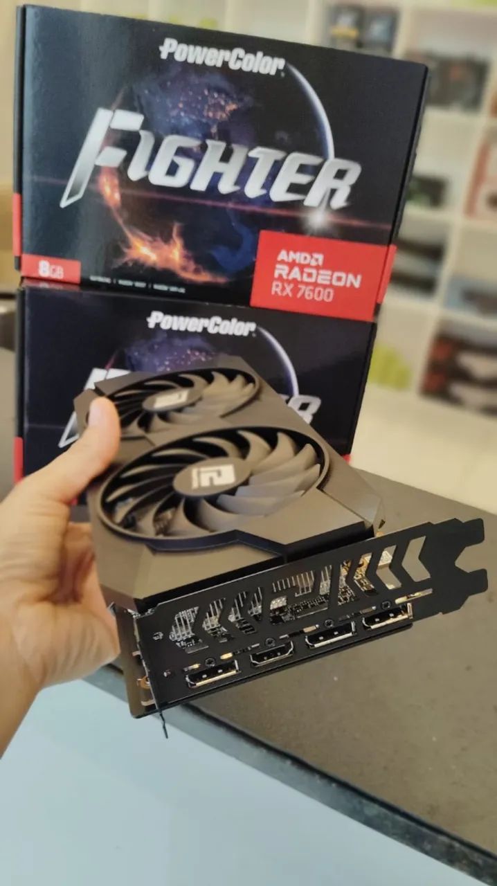Placa de vídeo RTX 7600 8GB AMD RADEON - Foto 4