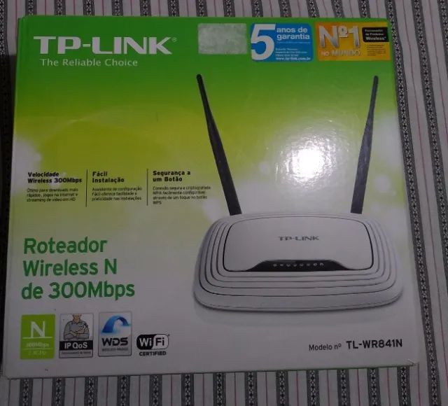 Roteador Tp-link Tl-wr841n Branco (Usado) - Foto 4