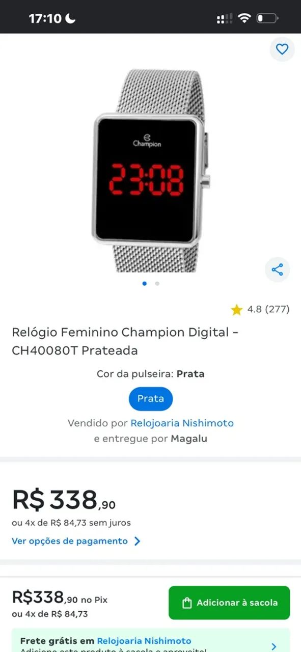 Relógio champion  - Foto 4