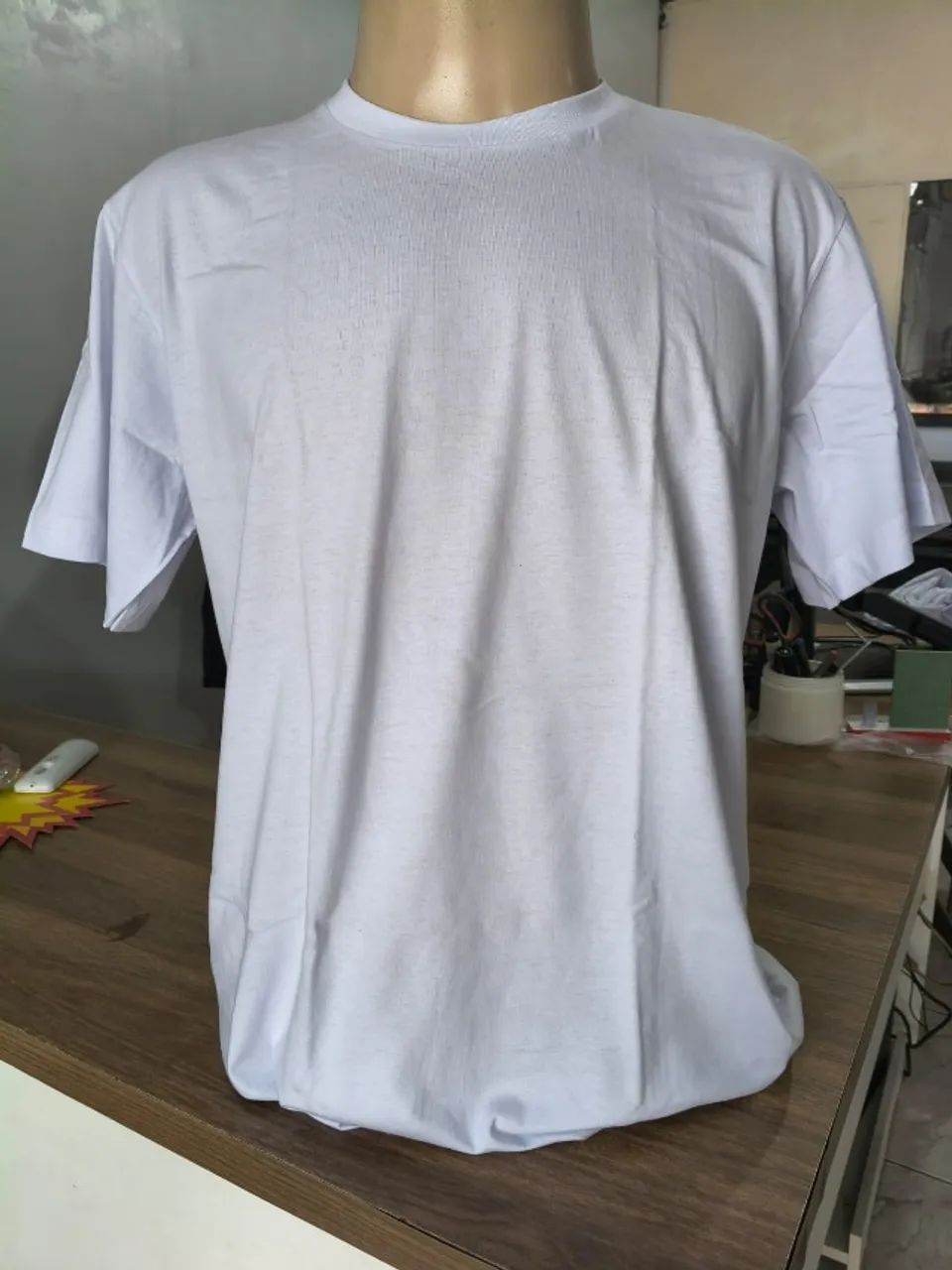 CAMISAS BRANCAS ALGODÃO - Foto 5