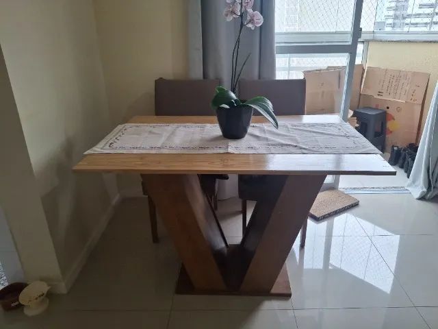 Mesa 1,20x0,80 com 4 cadeiras - Foto 3