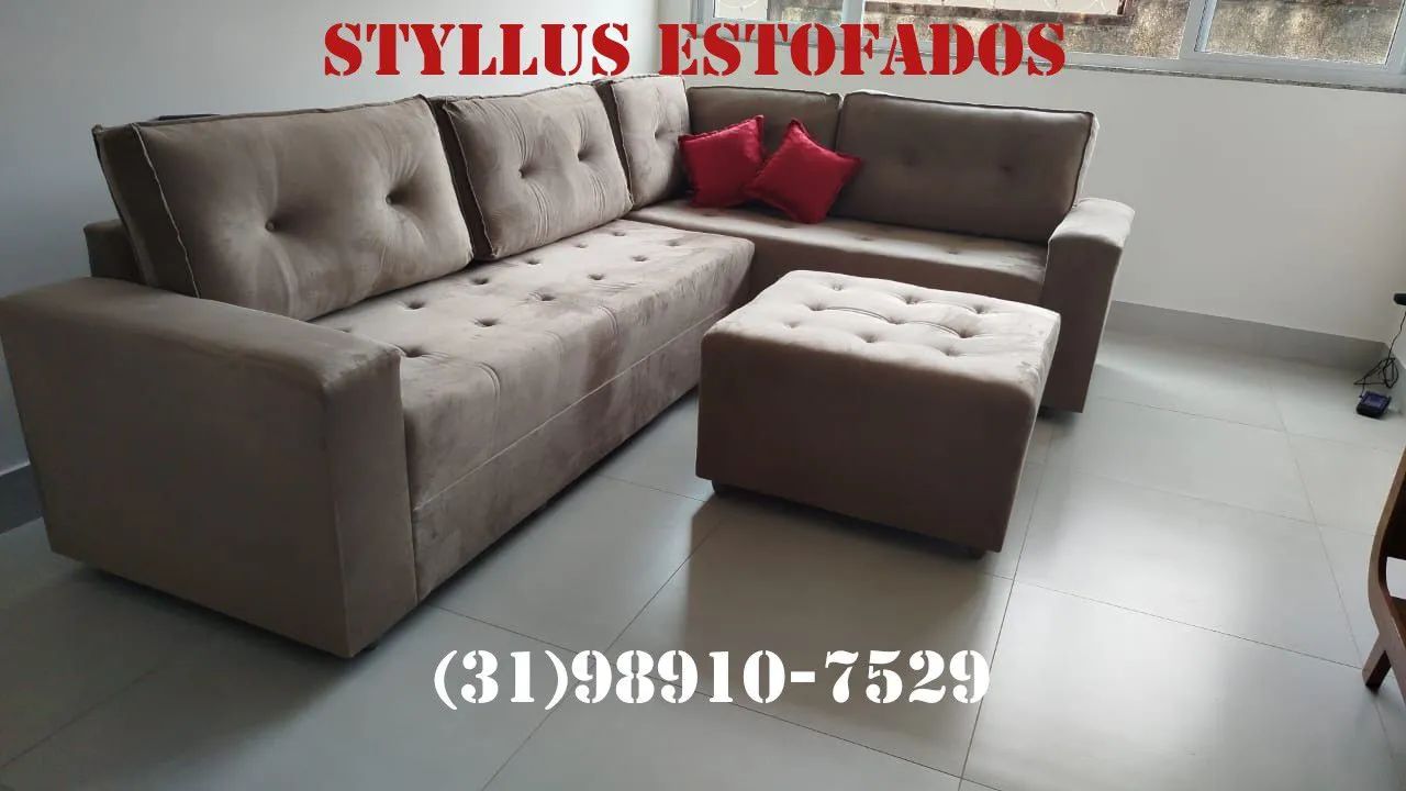 Sofá de canto novo