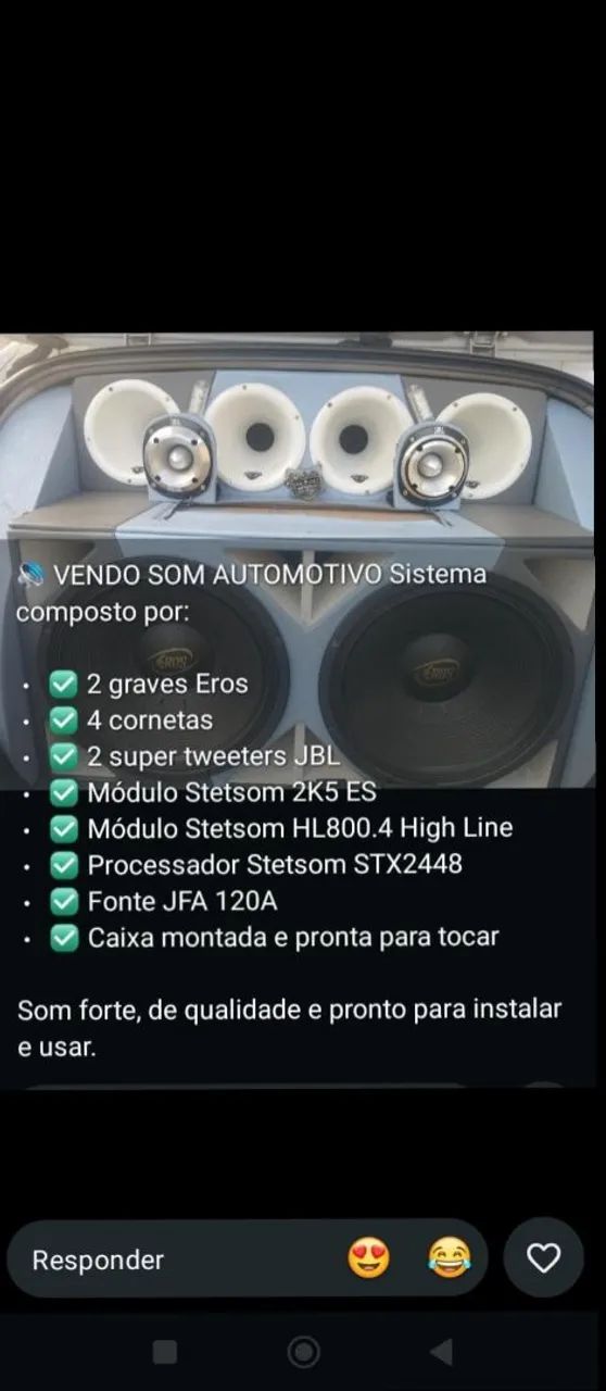VENDO SOM AUTOMOTIVO 