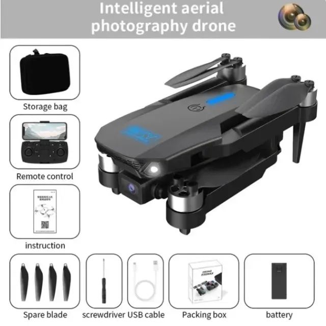 Mini Brushless Motor RC Drone, Drone de fluxo óptico, Versão atualizada do E88 MAX, Novo - Foto 3