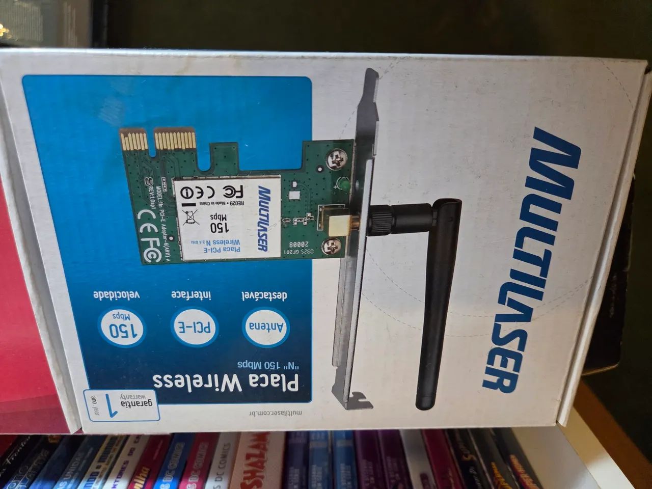 Placa pci-e wireless 150 mbps - Foto 2