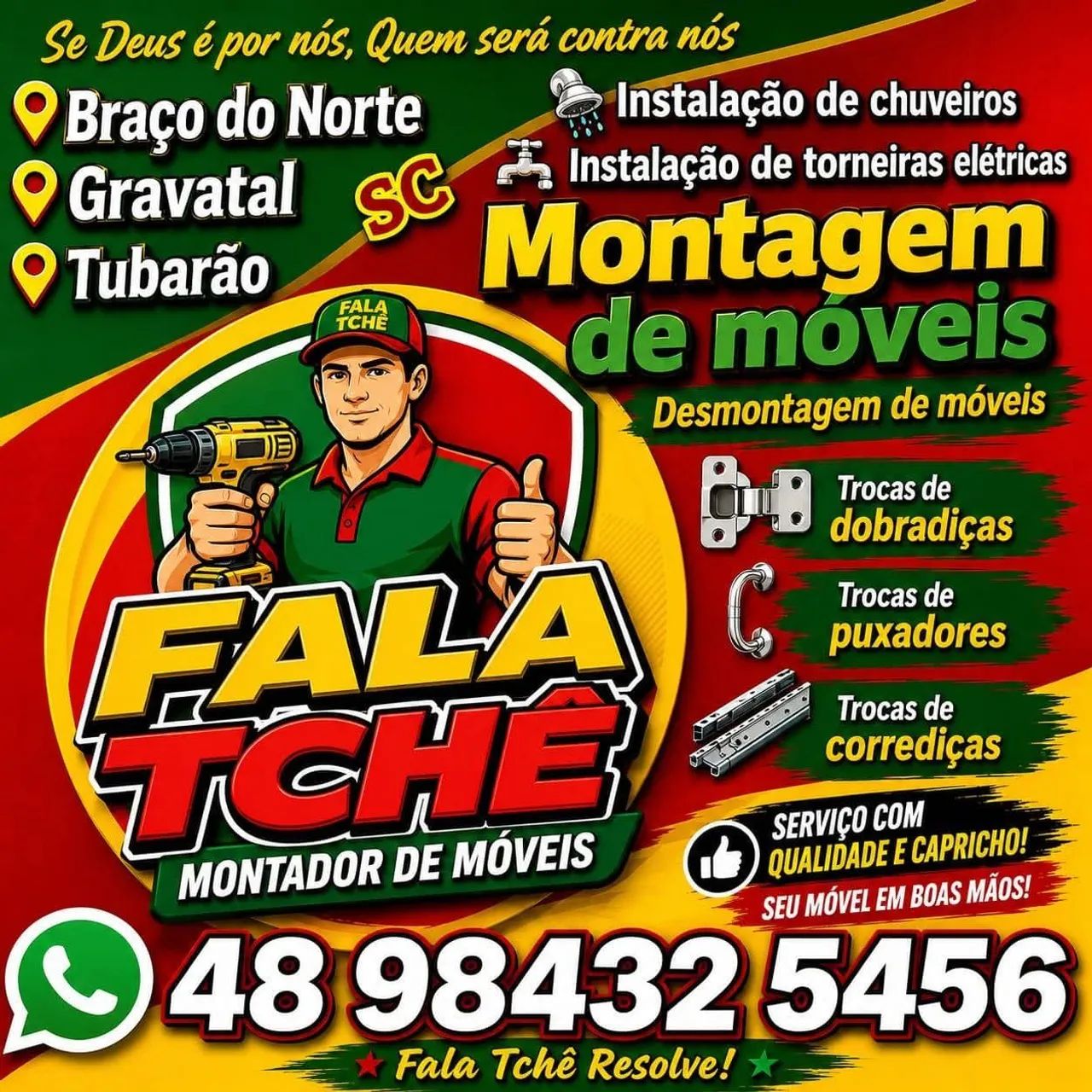 MONTADOR DE MÓVEIS - FALA TCHE 
